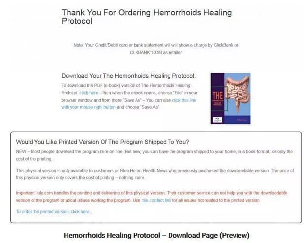 The Hemorrhoids Healing Protocol Member Area
