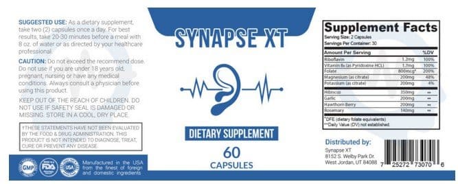 Synapse XT Ingredients